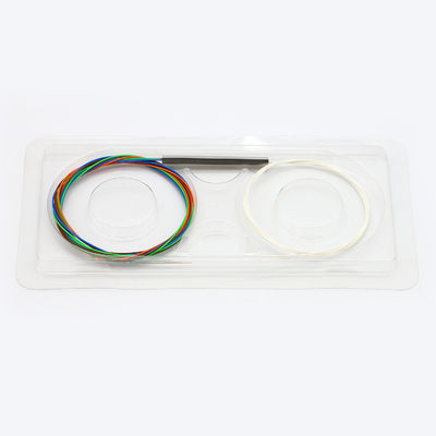 1x2 0.9mm 1mtr Plastic Box Packing Fiber Optic PLC Splitter