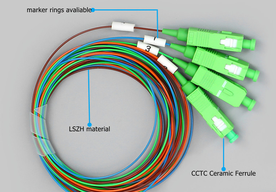 1 * 8 Sc / Apc Çelik Boru Tipi ile FTTH Fiber Optik PLC Bölücü