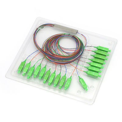 2x16 Çelik Boru 1m SC APC Pasif Fiber Optik PLC Bölücü